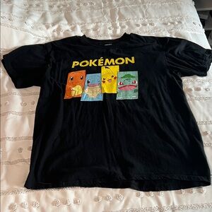 Black Pokémon Graphic T-Shirt
